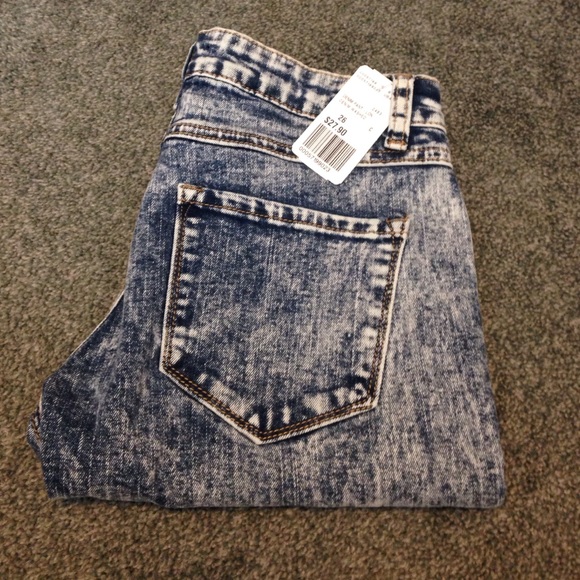 Forever 21 acid washed skinny jeans