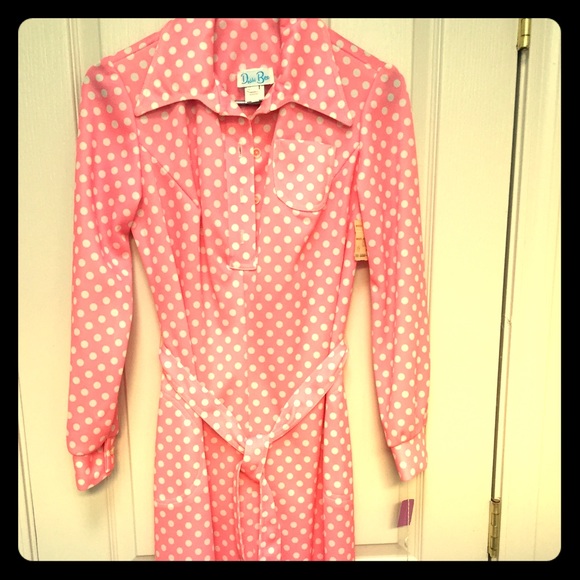 Retro polka dot dress