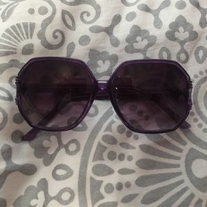 Purple sunglasses