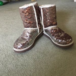 Sequined UGG boots size 7