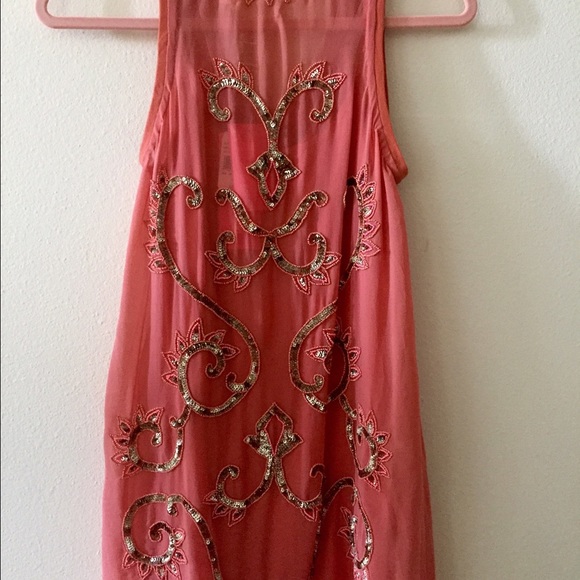 Needle & Thread Coral NWT Stunning Dress - Picture 2 of 4