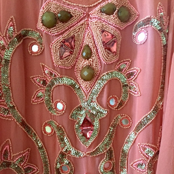 Needle & Thread Coral NWT Stunning Dress - Picture 3 of 4