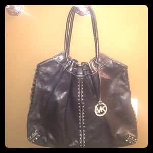 Michael Kors Black studded handbag