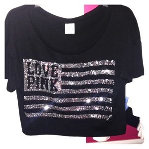 Black Victoria Secret Crop Top!