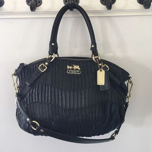 Coach Black Leather Bag
