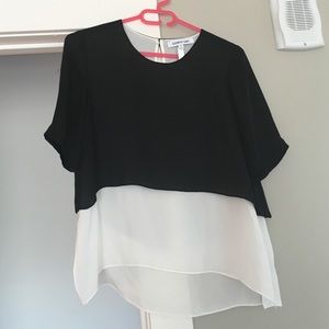 Elizabeth and James silk top