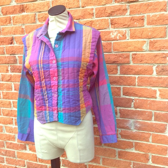 Vintage Quilted Colorful Top