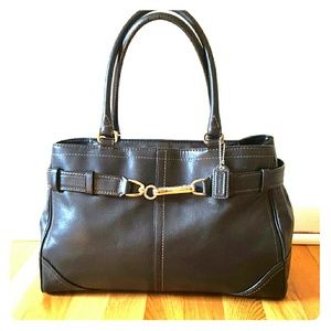 Coach Hamptons Satchel - free matching wristlet!