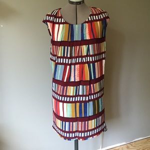 Multi-colored Shift Dress
