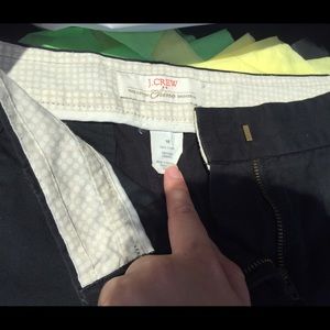 J.Crew black chino shorts size 10