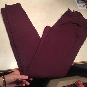 Maroon Skinny Jeans❤️