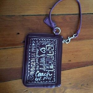 Coach wristlet