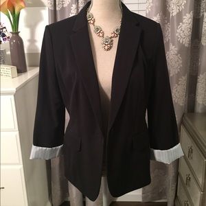 Loft black blazer size 8