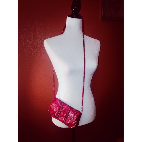 Vera Bradley cross body organizer purse