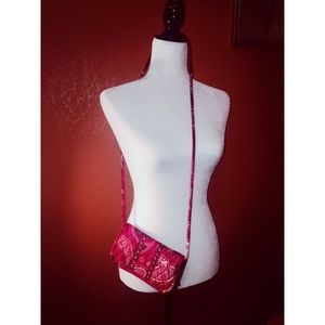 Vera Bradley cross body organizer purse