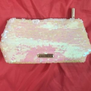 Victoria secret sequence bag make up clutch 💕