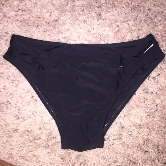 Black Bathing Suit Bottoms NWOT - Picture 1 of 3