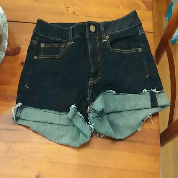 Dark Denim Shorts Size 6 - Picture 1 of 4