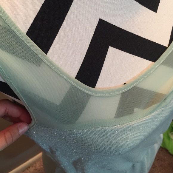 Mint Green Formal/Casual Dress Appropriate Length - Picture 2 of 2