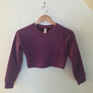 Crop Crewneck Sweater