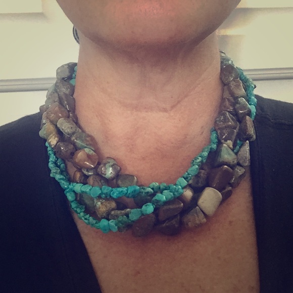 Beautiful turquoise necklace