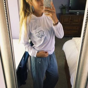 VS PINK gray sweatpants