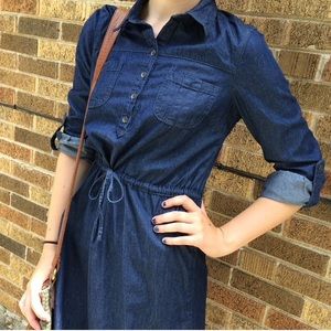 Gap denim dress!