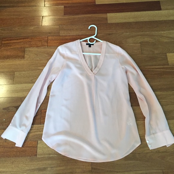 J crew pink blouse