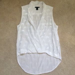 Drape front Forever 21 blouse