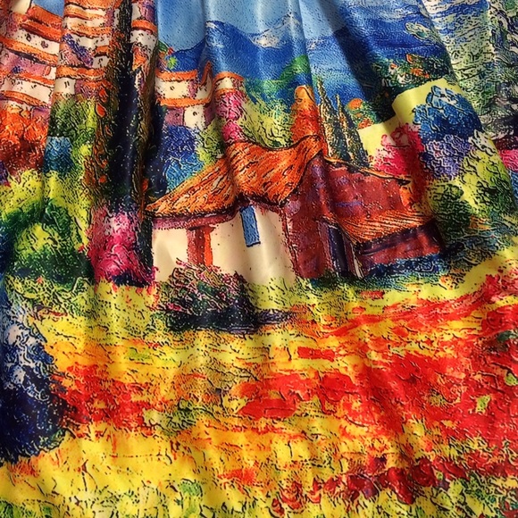 Scenic Landscape Midi Skirt HP - Picture 6 of 8