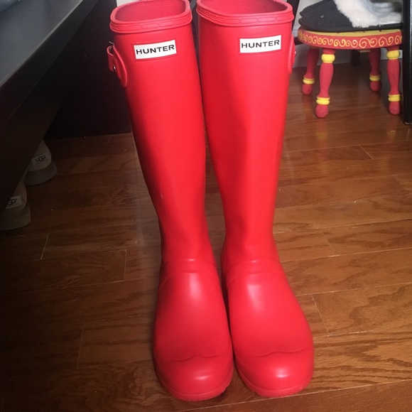 Tall Hunter rain boots