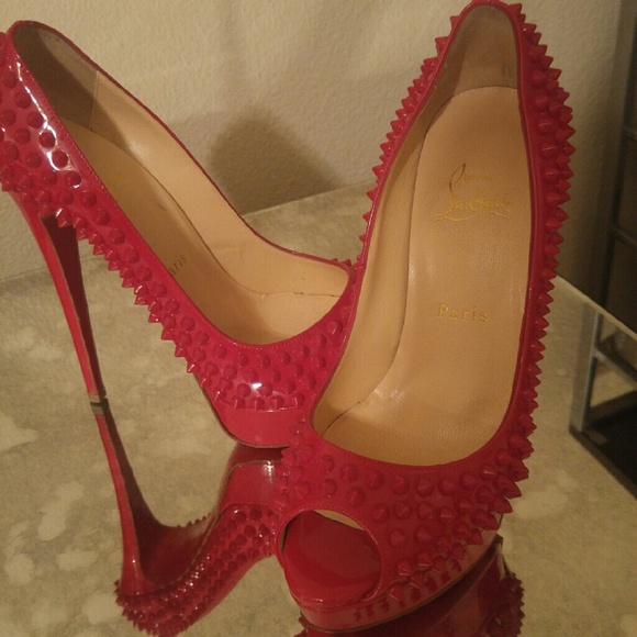 Spiked Red Bottoms size 38
