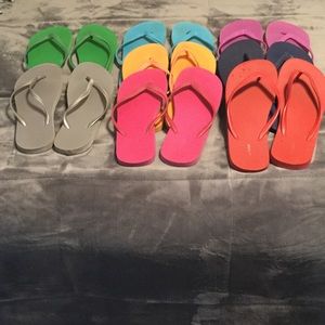 Lot of Old Navy Flip Flops