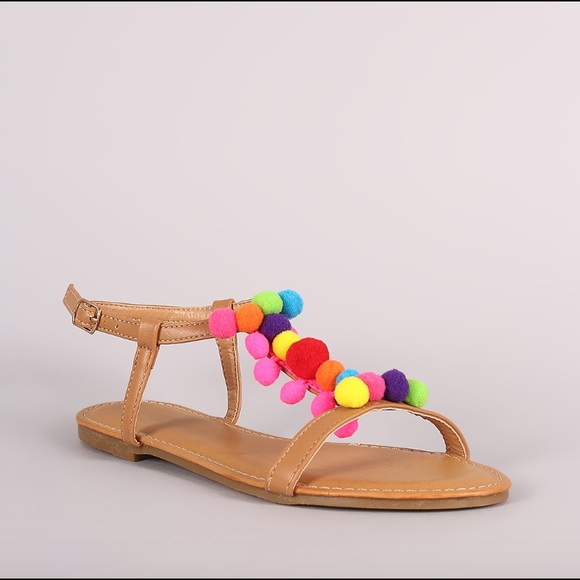 Pom Pom Sandals - Picture 3 of 3