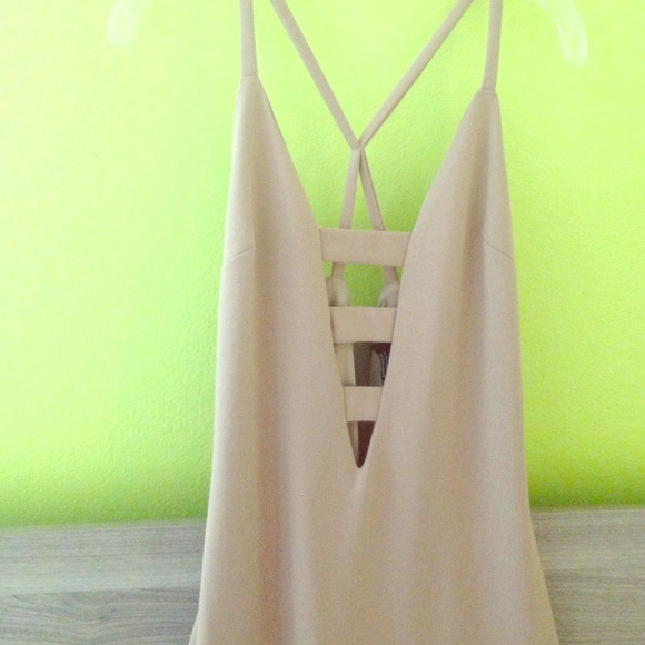 Tan dress