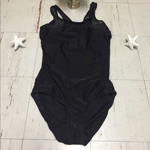 Sexy but conservative black one piece NWOT