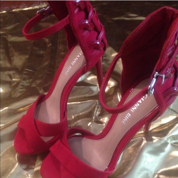 Gianni Bini Shoes - Red heels.