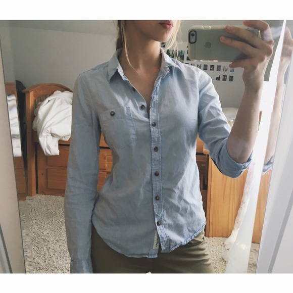 Light blue button down - Picture 1 of 4