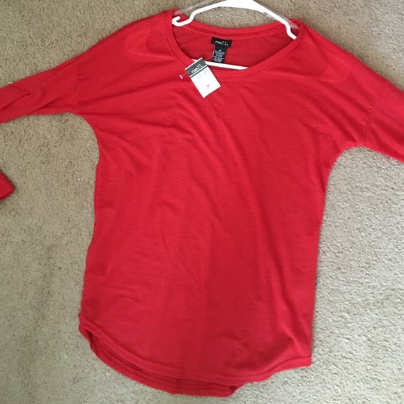 long sleeve red t-shirt