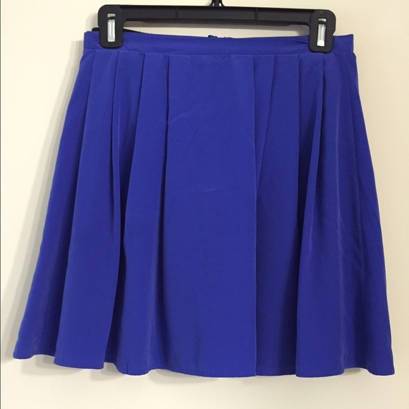 Royal Blue Swing Skirt