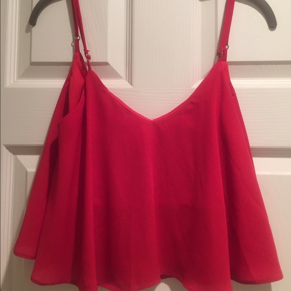 Show Me Your Mumu Red Charlie Crop