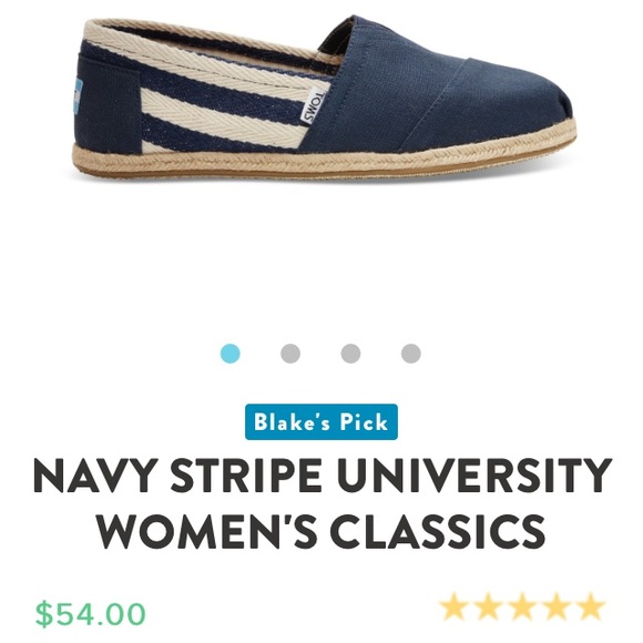 Navy Toms - Picture 4 of 4