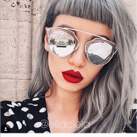 New Celebrity Style Sunglasses Silver - Picture 3 of 4