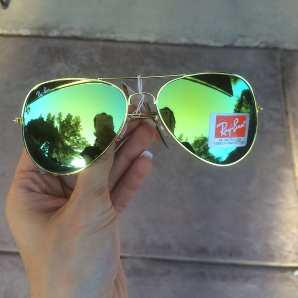 New lime green aviators