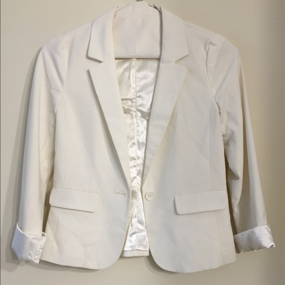 Frenchi White Blazer