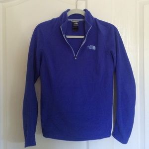 North Face Blue Quarter-Zip