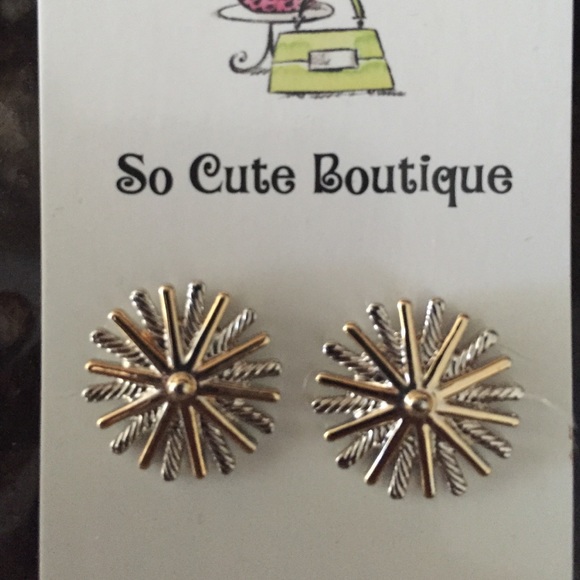 Sunburst earrings - Picture 1 of 2