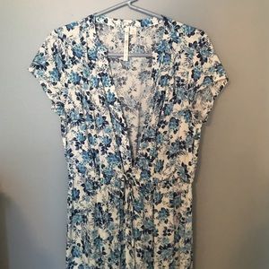 Blue Floral Dress
