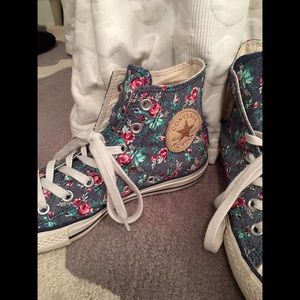 Converse Limited Edition Floral Denim