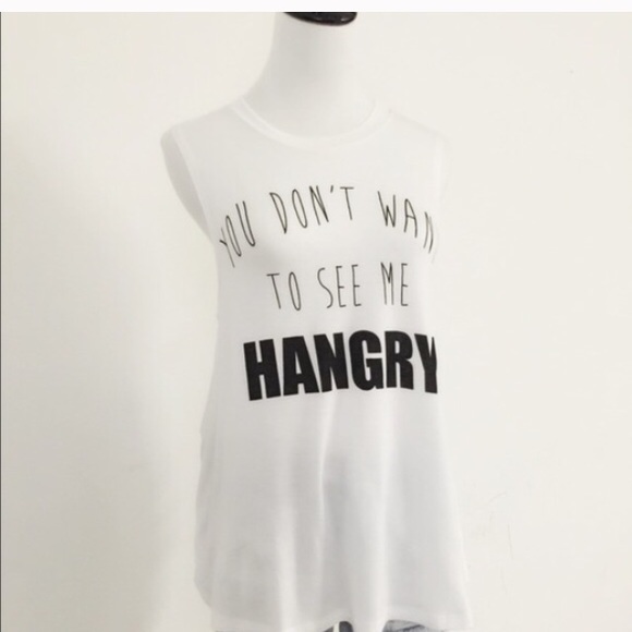 🆕"You don't want to see hangry" tank - Picture 4 of 4
